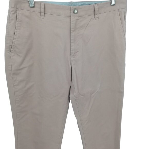 Bonobos Tailored Fit Straight Leg Chino Pants Size 35 x 32 Cotton Soft Pink - Picture 4 of 10